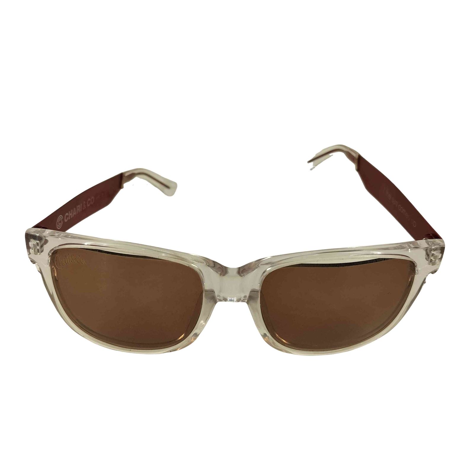 チャリアンドコー chari＆co EYEWEAR CROSSOVER レッドフレーフ BROOKLYN メンズ  5418