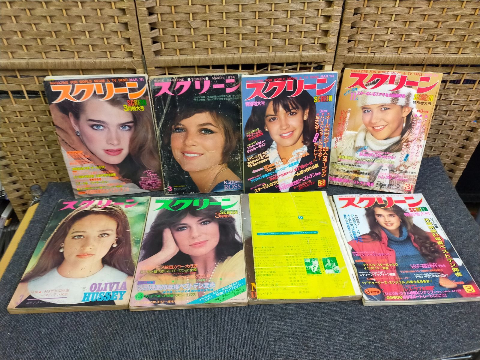 雑誌　スクリーン 映画　1969〜1972　プラス別冊号17冊セット 雑誌 スクリーン 映画 1969〜1972 プラス別冊号17冊セット