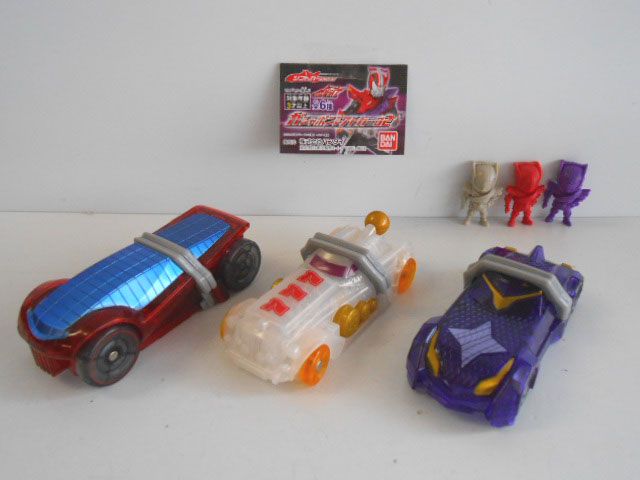 ♯Kke07CT仮面ライダードライブガシャポンシフトカー02全3種