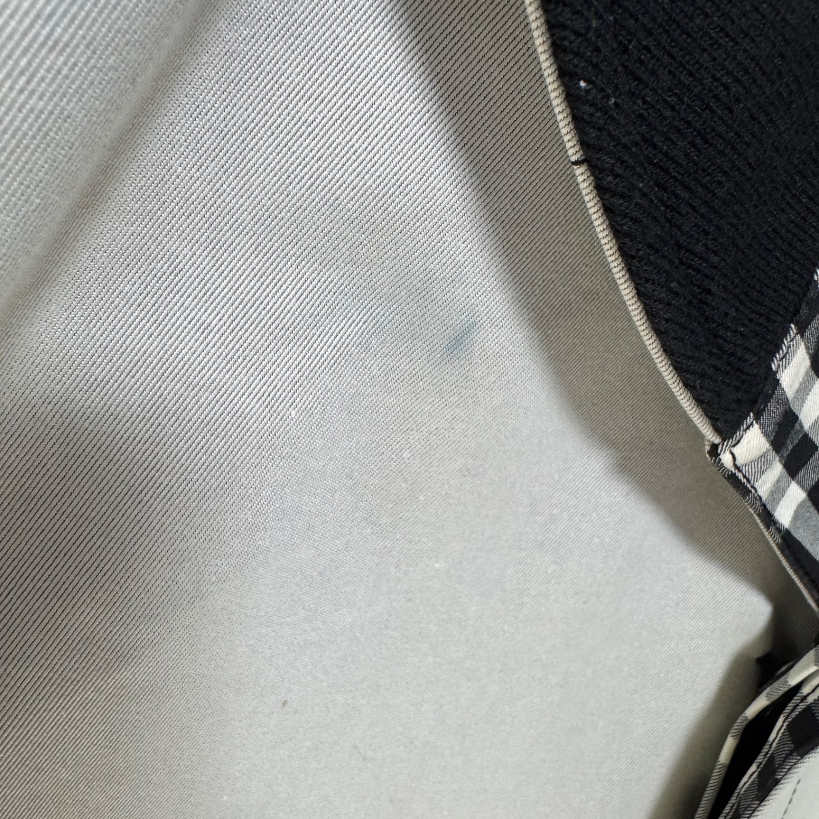 希少✨バーバリーブラックレーベル◆ノバチェック ホースマークジャケット(L) 黒 バーバリーブラックレーベル レザージャケット ノバチェック 羊