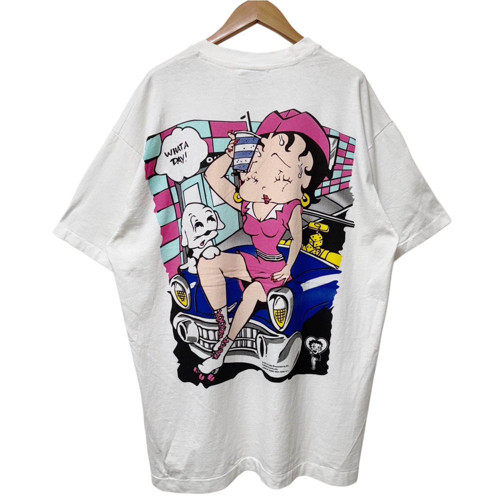 ベティちゃん Tシャツ XLサイズ ホワイト ベティブープ 両面