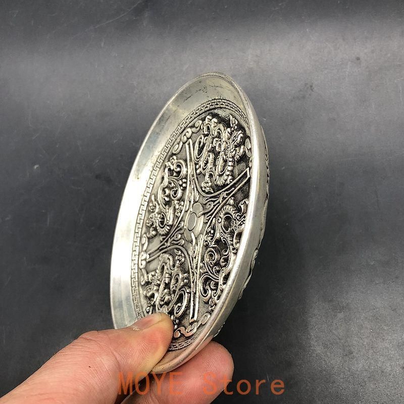 双龍戯珠棺が   開運風水 招財   装飾品 工芸品  美術品 置物 銅製 清乾隆双龍戯珠盤銅盤 彫刻 置物 開運 風水 - メルカリ