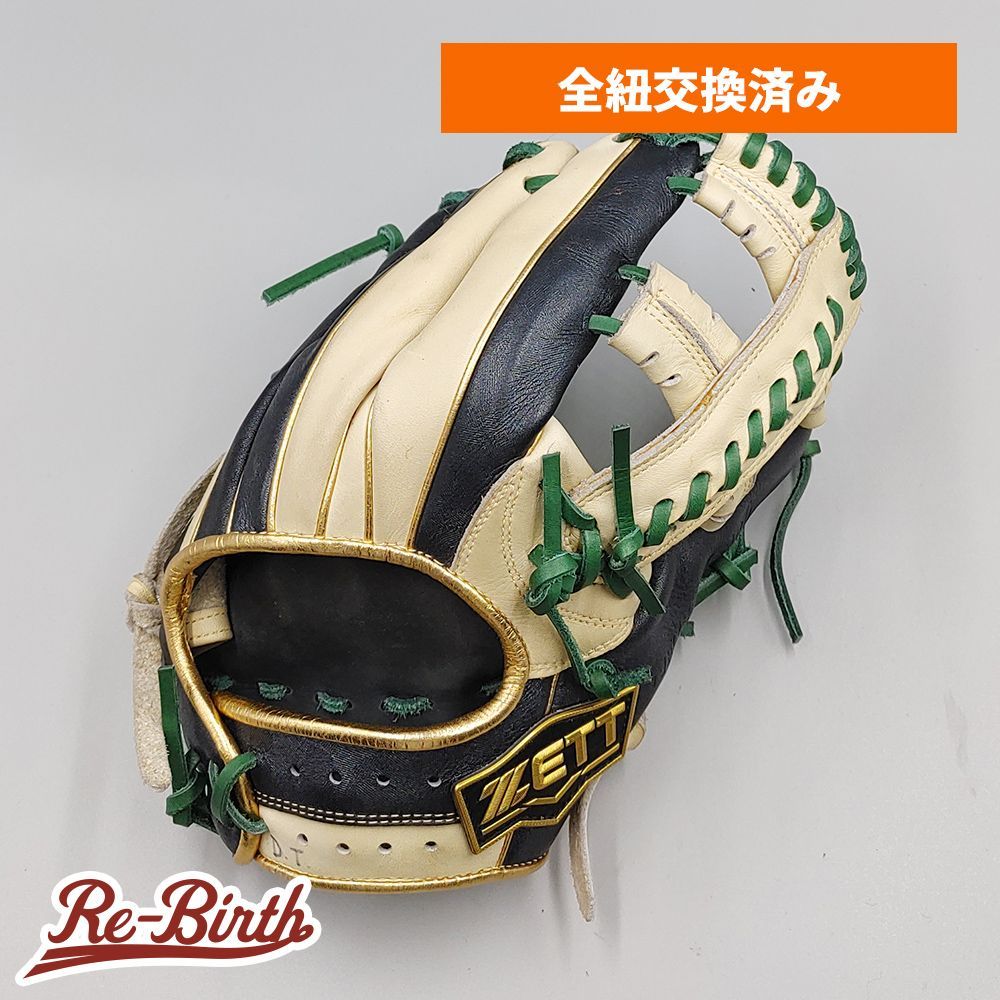 全紐交換済み ゼット 軟式グローブ | 内野手用 型付け済み ZETT グラブ WE1231