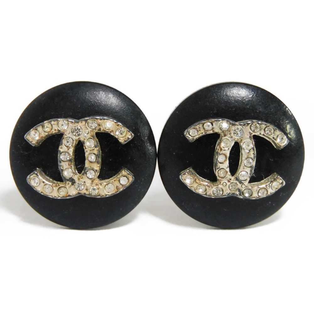CHANEL シャネル ラウンド クリスタル ココマーク クリア ライン CHANEL シャネル ラウンド クリスタル ココマーク クリア ライン