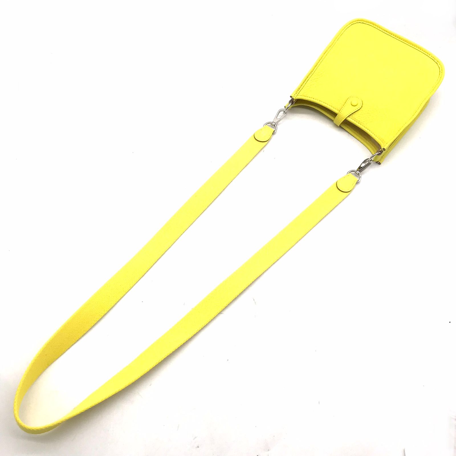 美品 HERMES エルメス エヴリン TPM トリヨン イエロー P金具 U刻印 ショルダー バッグ k946 HERMES - 美品 HERMES エルメス エヴリン TPM トリヨン イエロー P金具