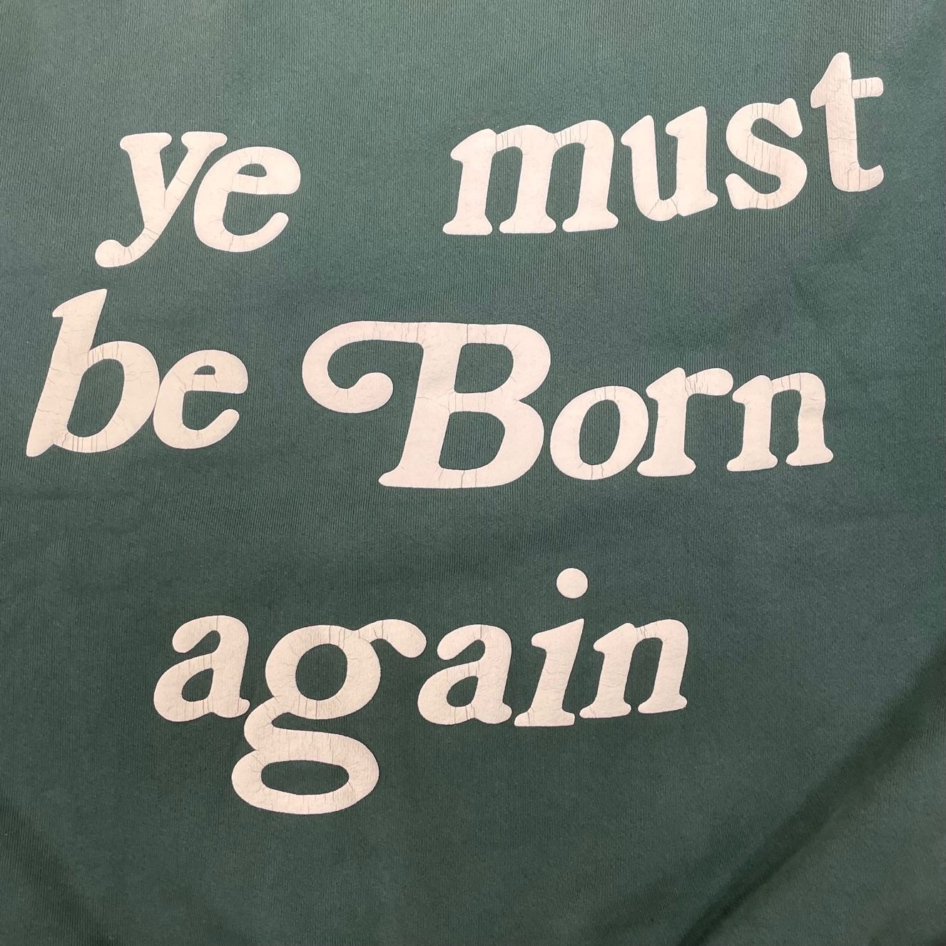 CACTUS PLANT FLEA MARKET YE MUST BORN AGAIN HOODED SWEATSHIRT 