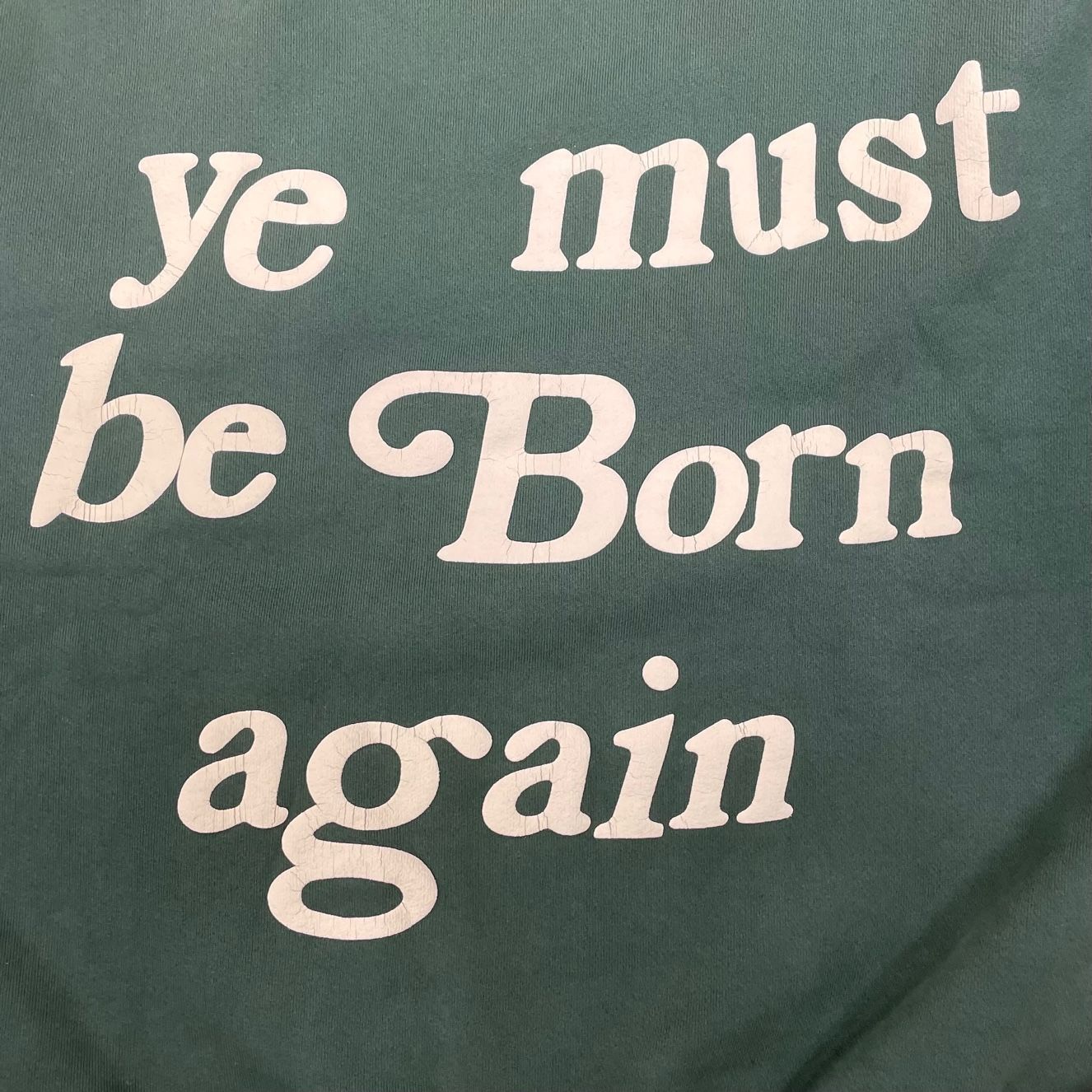 CACTUS PLANT FLEA MARKET YE MUST BORN AGAIN HOODED SWEATSHIRT