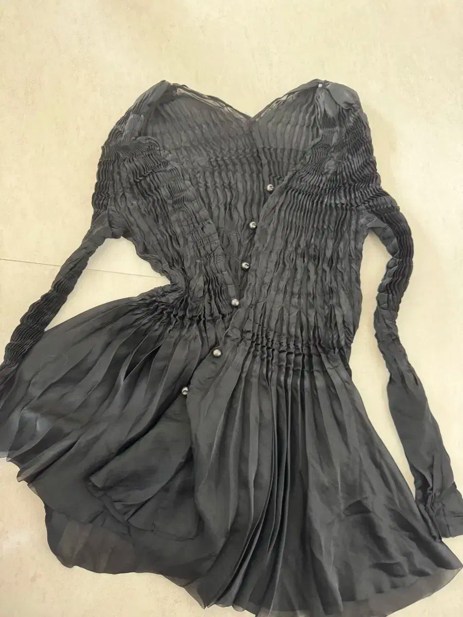 セヤ Seya. オーバーサイズ リネンシャツワンピース ドレス 半袖 S  