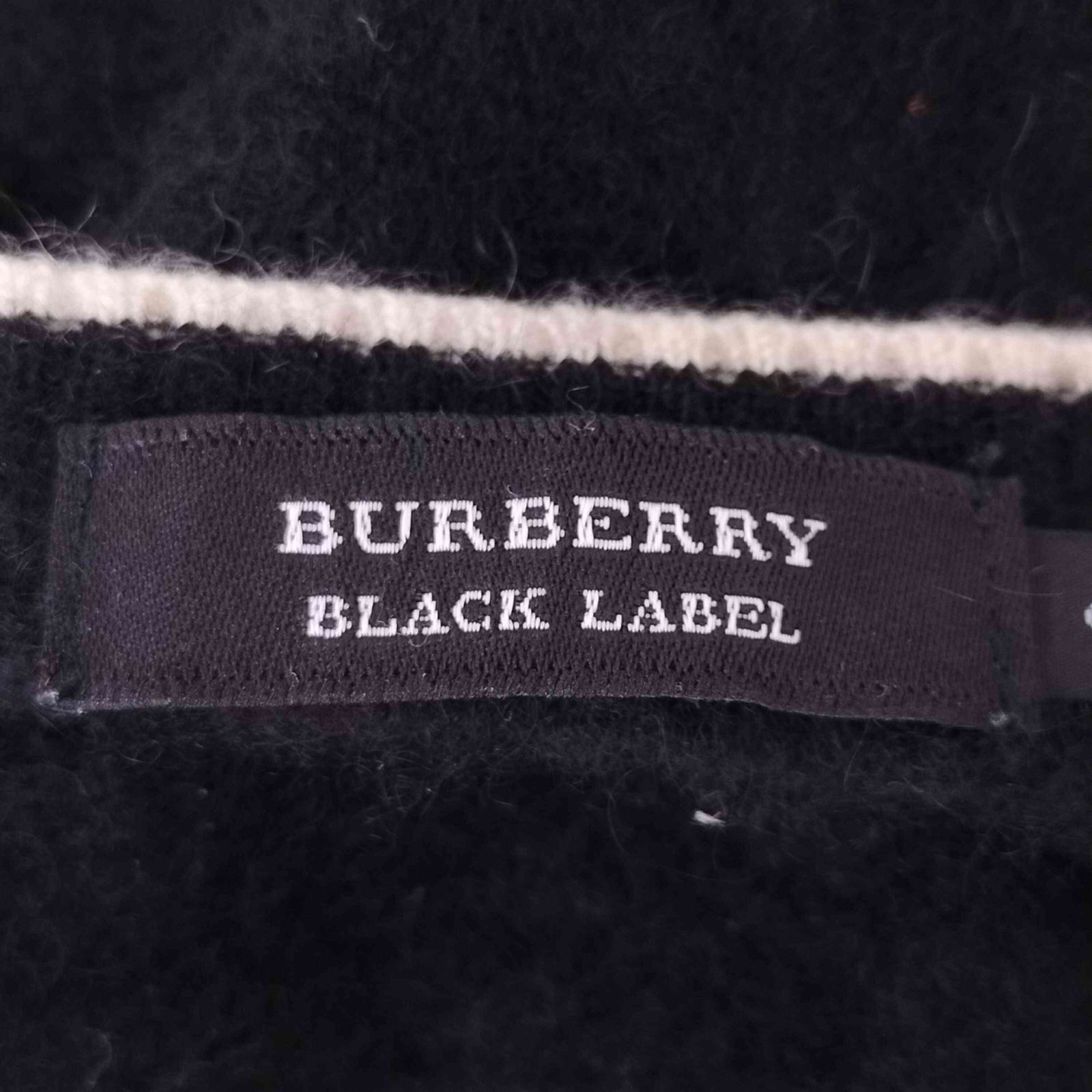 バーバリーブラックレーベル BURBERRY BLACK LABEL カシミヤ100% V