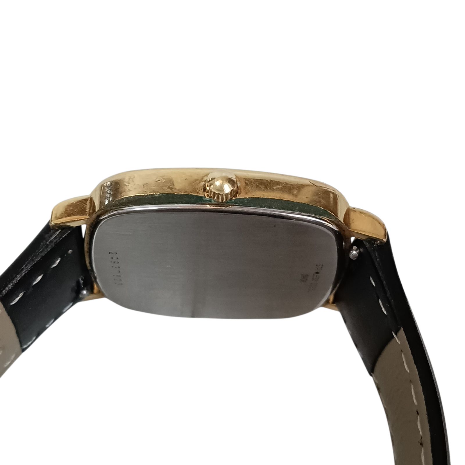  稼働 926 1 LONGINES presence ロンジン プレゼンス メンズ腕時計 クオーツ デイト ゴールド文字盤 腕時計(クォーツ) 腕時計(アナログ)