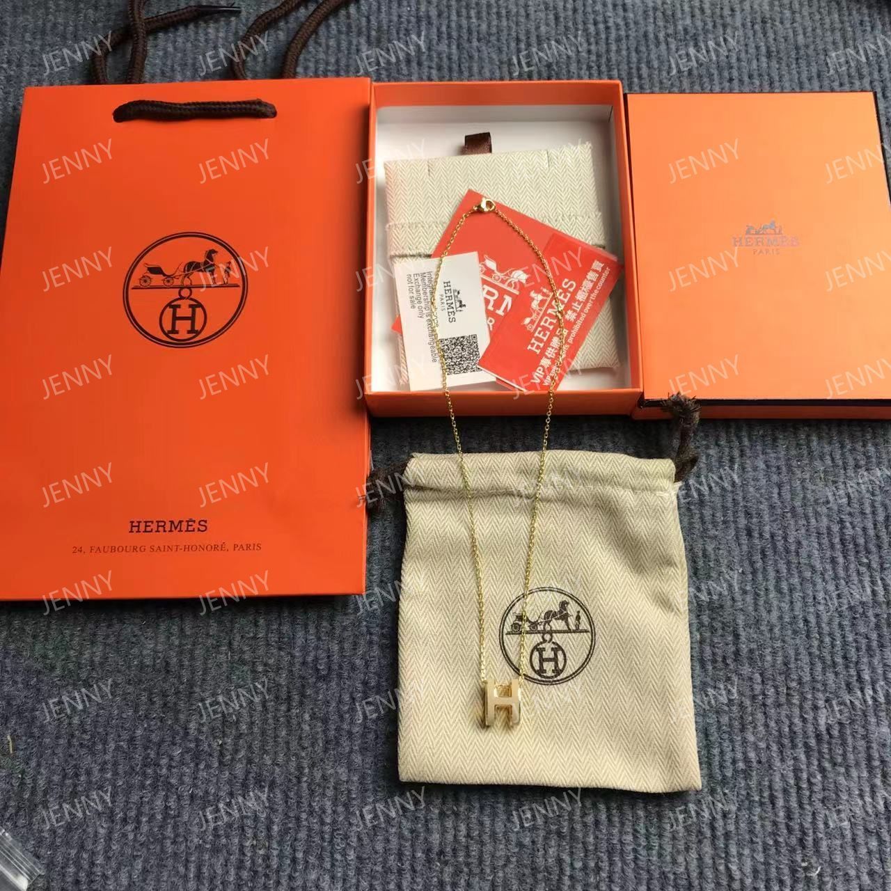 HERMES エルメス GP ポップアッシュ ネックレス