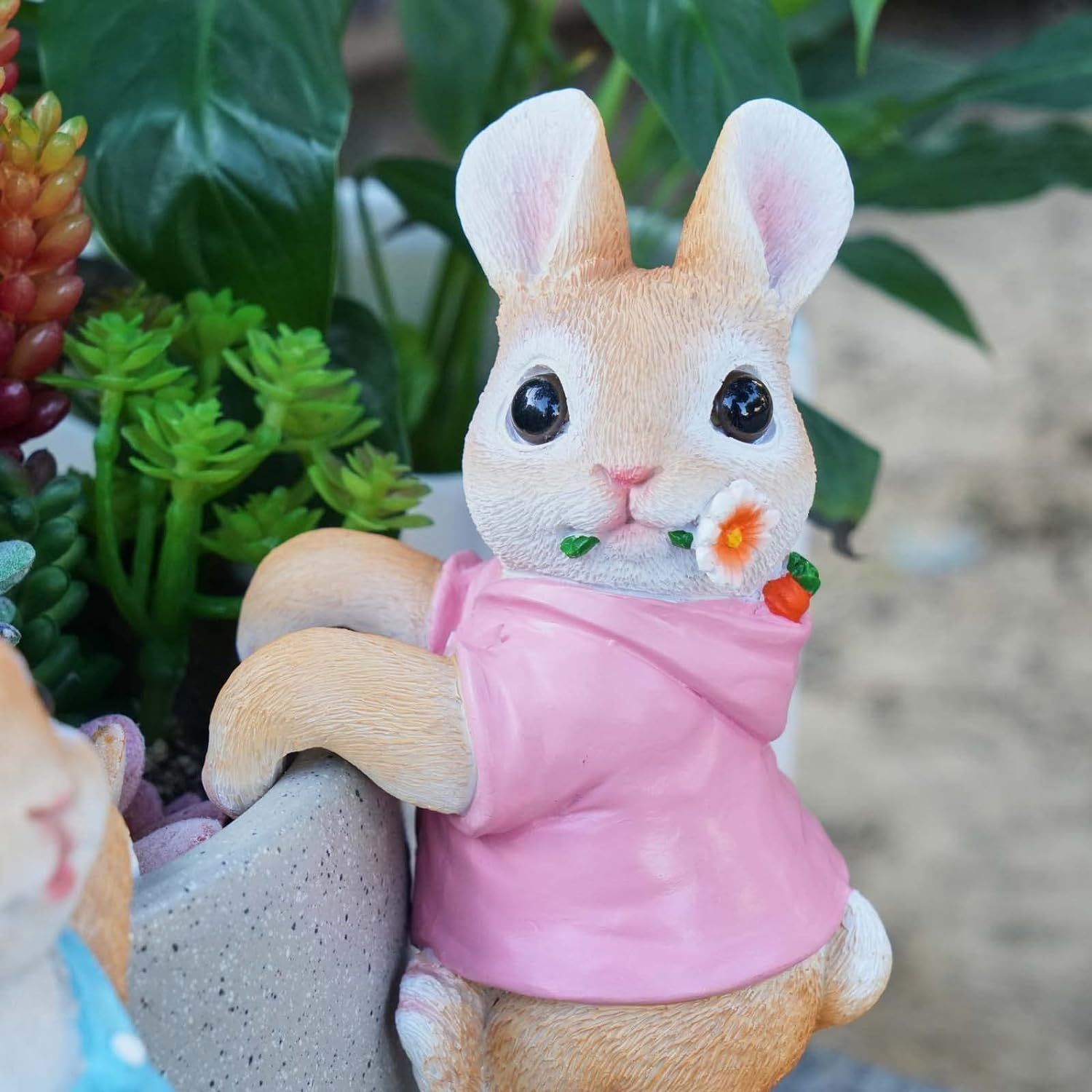 ガーデニング 置物 かわいいうさぎ 置物 ガーデンオーナメント ガーデニング 置物 かわいいうさぎ 置物 ガーデンオーナメント