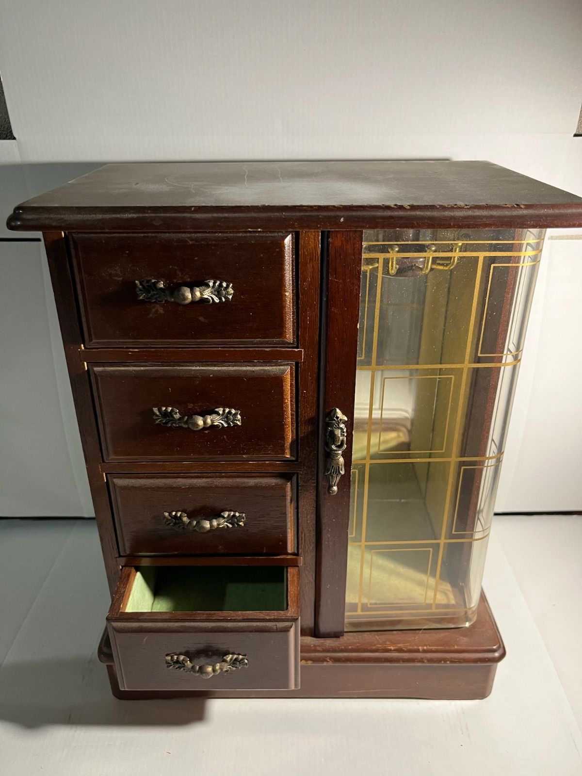 FUJII フジイ エンジェルオルゴール ジュエリーボックス ケース 木製BOX FUJII フジイ エンジェルオルゴール ジュエリーボックス ケース