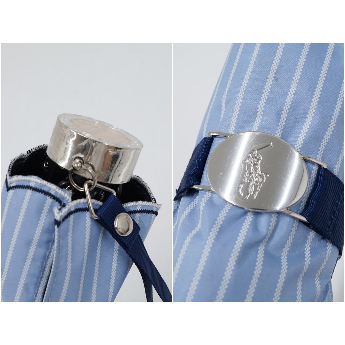 折りたたみ日傘 Polo Ralph Lauren ポロラルフローレン USED美品 晴雨