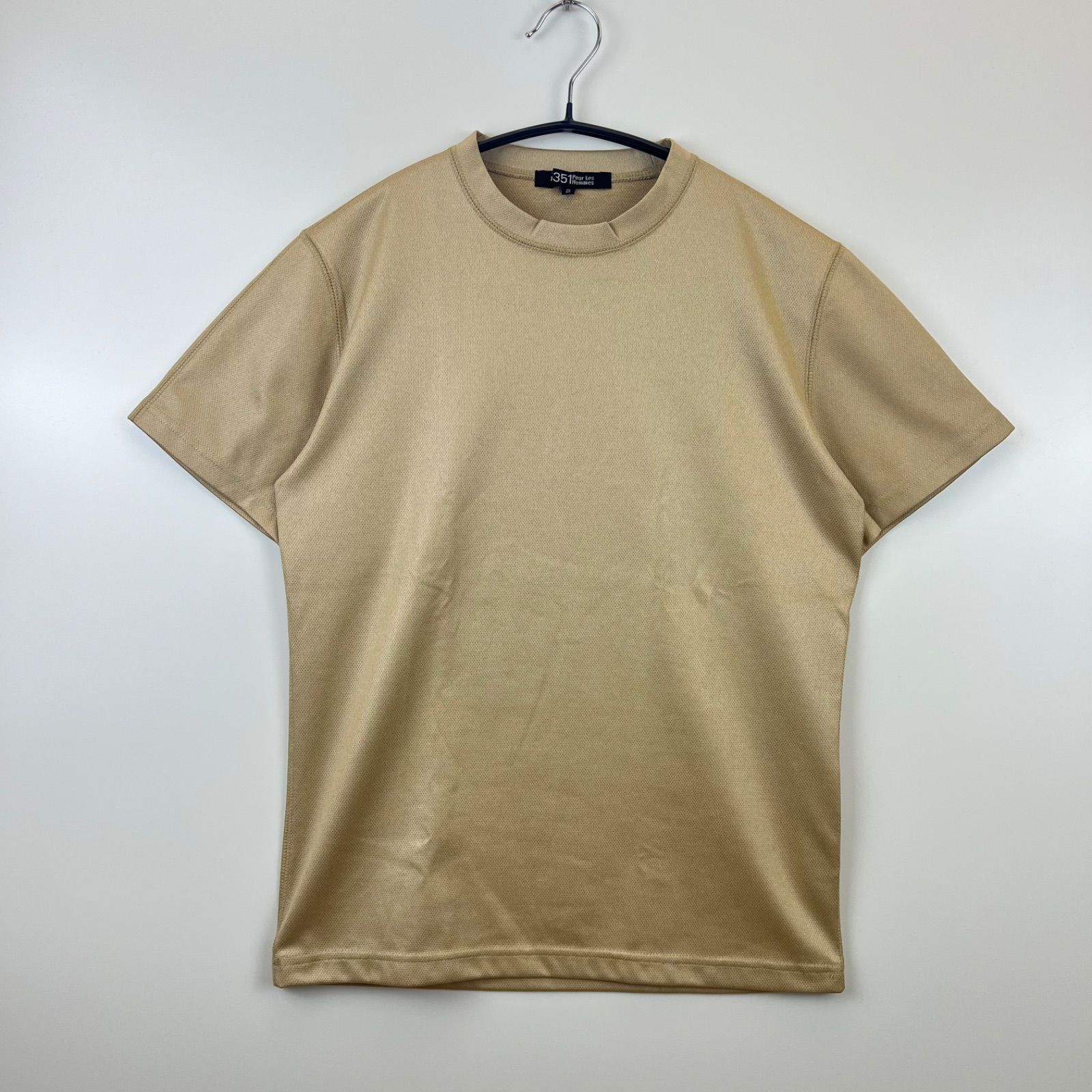 5351 Pour Les Hommes y2k archive metallic gold Tee 2