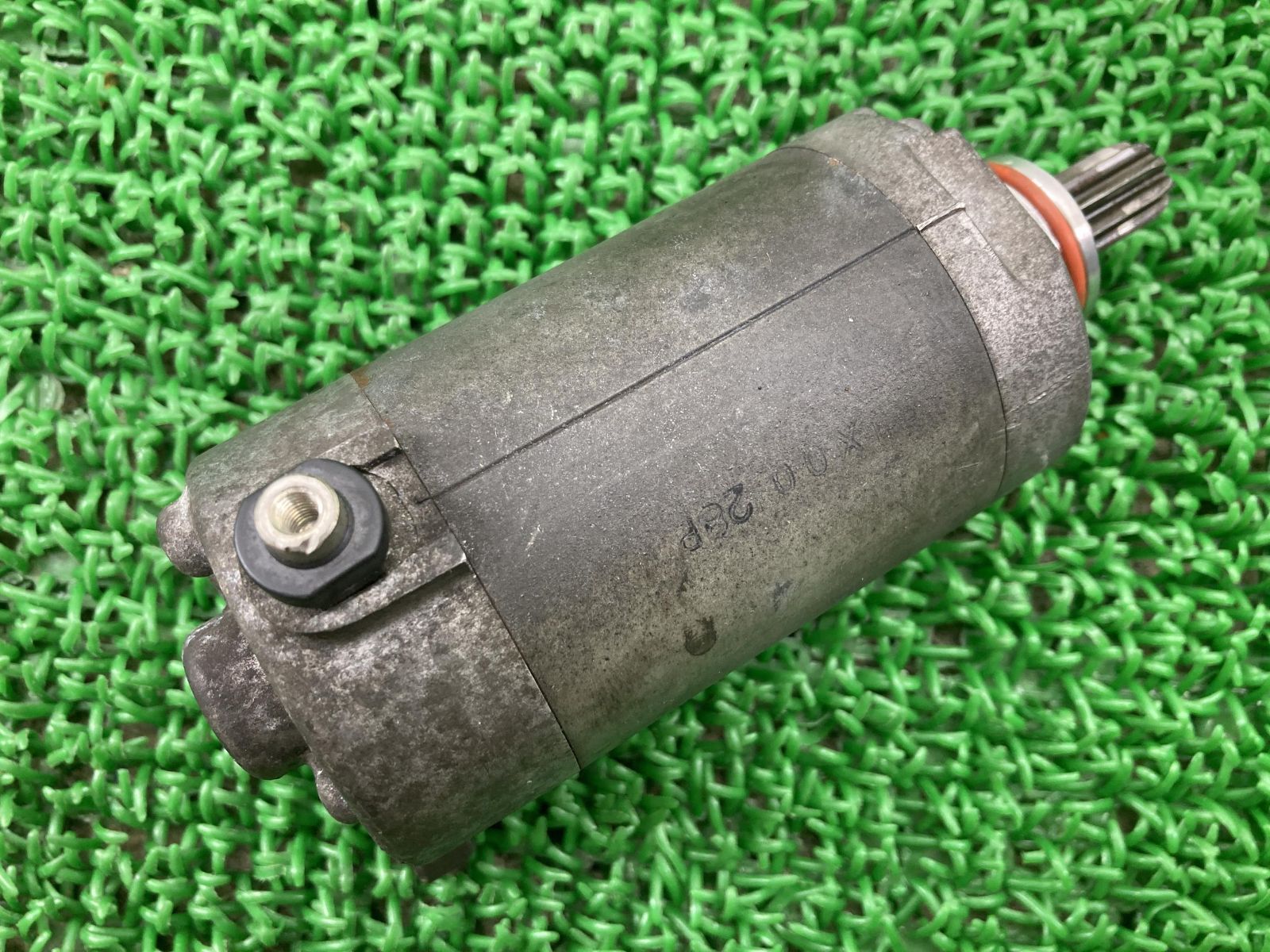 ビラーゴ250 セルモーター ヤマハ 純正 中古 バイク 部品 機能的問題なし 品薄 希少品 スターターモーター 3DM 車検 Genuine