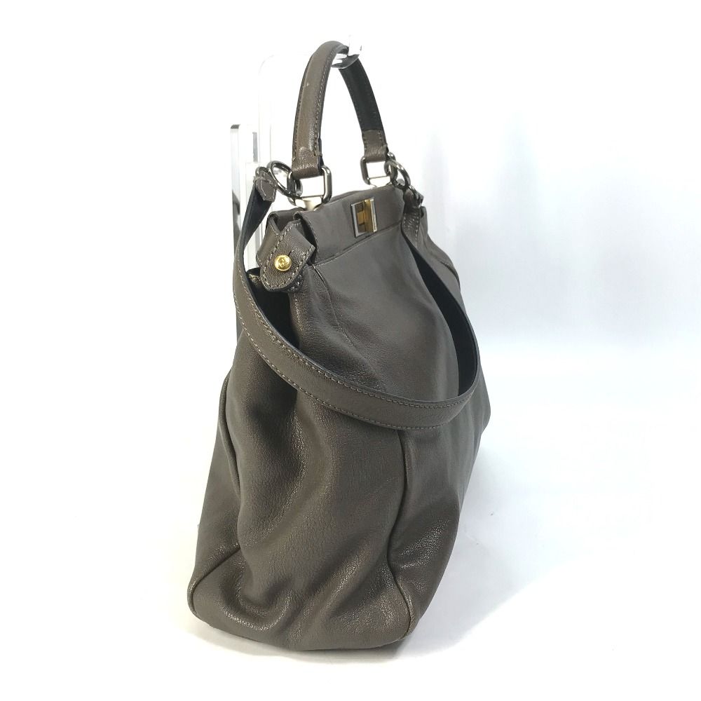 FENDI フェンディ ハンドバッグ ピーカブー ラージ 8BN210 レザー 