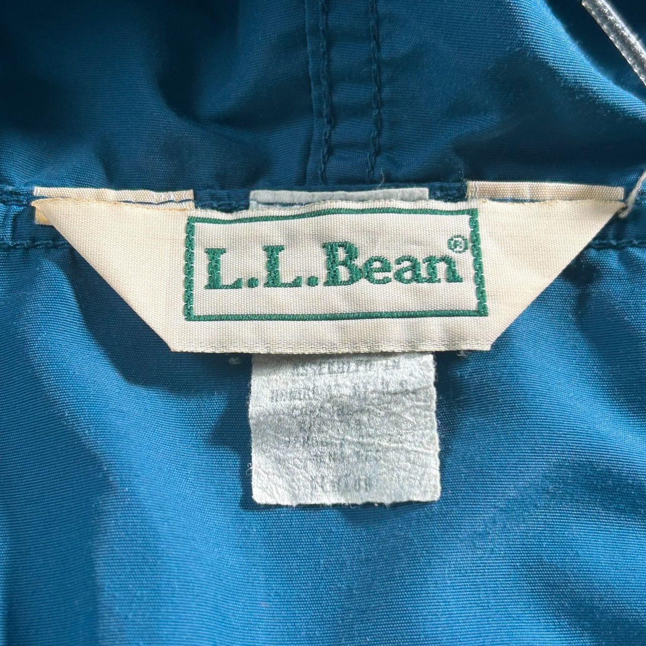 90sL.L.Beanエルエルビーンハーフジップナイロンジャケットアノラック 古着 90年代 L.L.bean エルエルビーン アノラックパーカー