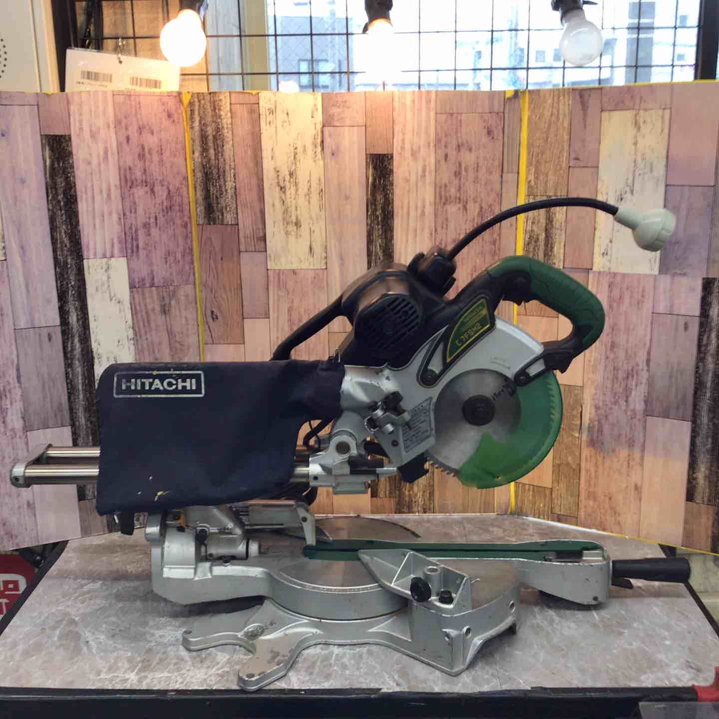 中古】ハイコーキ HiKOKI 日立工機 C7FSH2 190mm卓上スライド丸のこ