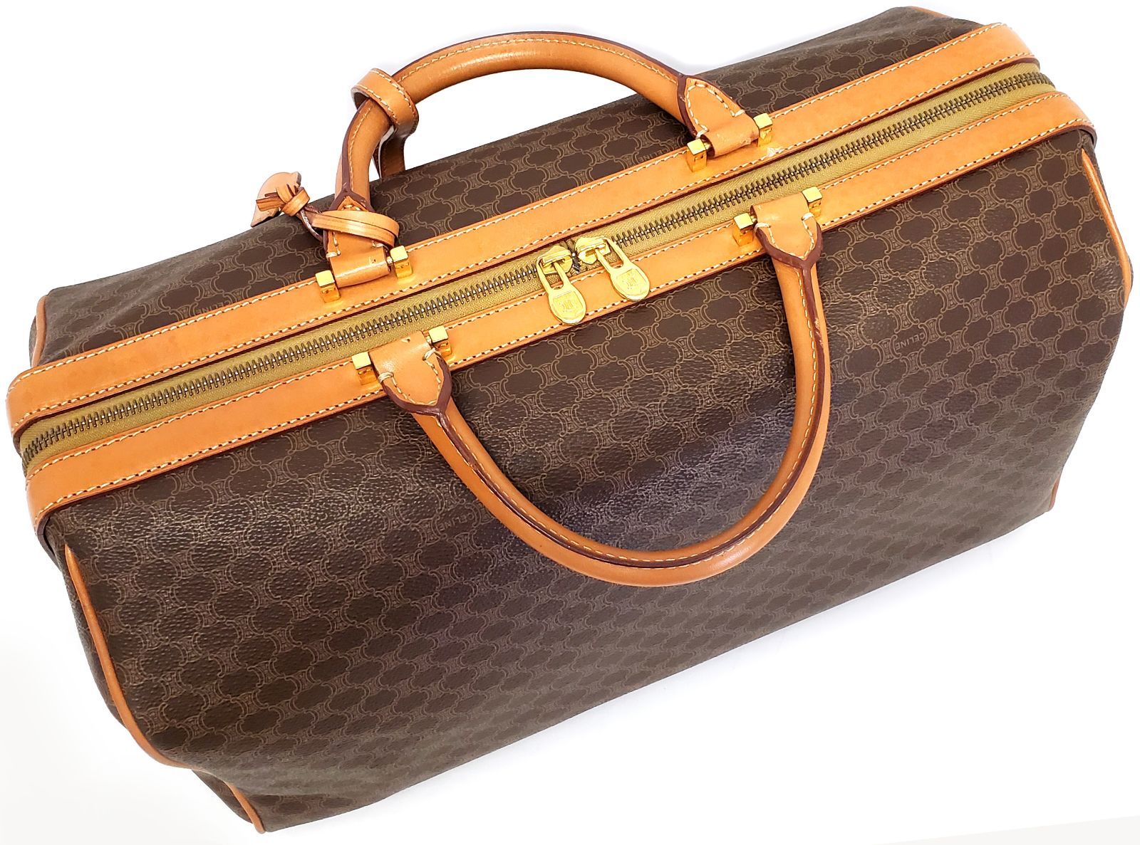 CELINE セリーヌ マカダム ボストンバッグ 楽天市場】CELINE セリーヌ ミニボストンバッグ オールド