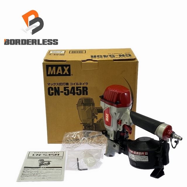 MAX マックス 40mm 常圧 コイルネイラ CN-545R アスファルトシングル施工 シージングボード止め エア釘打機 エア釘打ち機 107961
