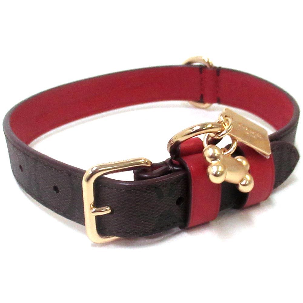 コーチ 犬の首輪 COACH アウトレット シグネチャー スモール ペット 中型犬 ドッグ ペット用品 CH146 IMVGA M