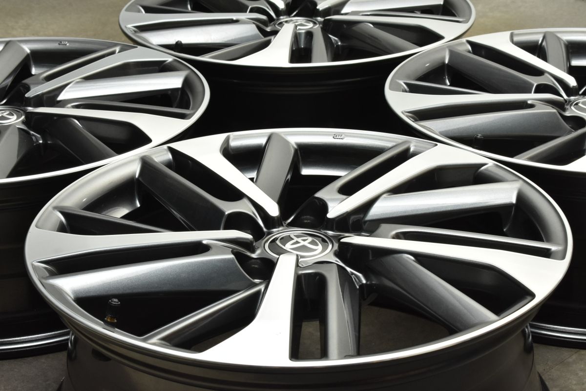 新車外し品 トヨタ カローラクロス Z 純正 18in 7J 40 PCD114.3 4本セット C-HR アルファード エスティマ ノア ヴォクシー