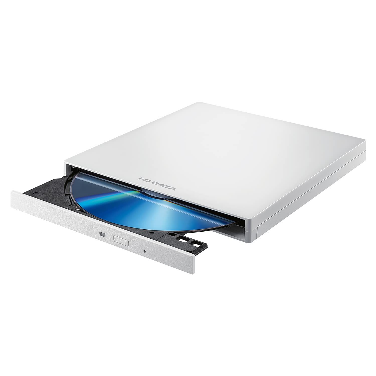 アイ オー データ I-O DATA ポータブルDVDドライブ 保存ソフト付き Type-C|USB A搭載 Win|Mac両対応 バスパワー ホワイト DVRP-UC8W ホワイト
