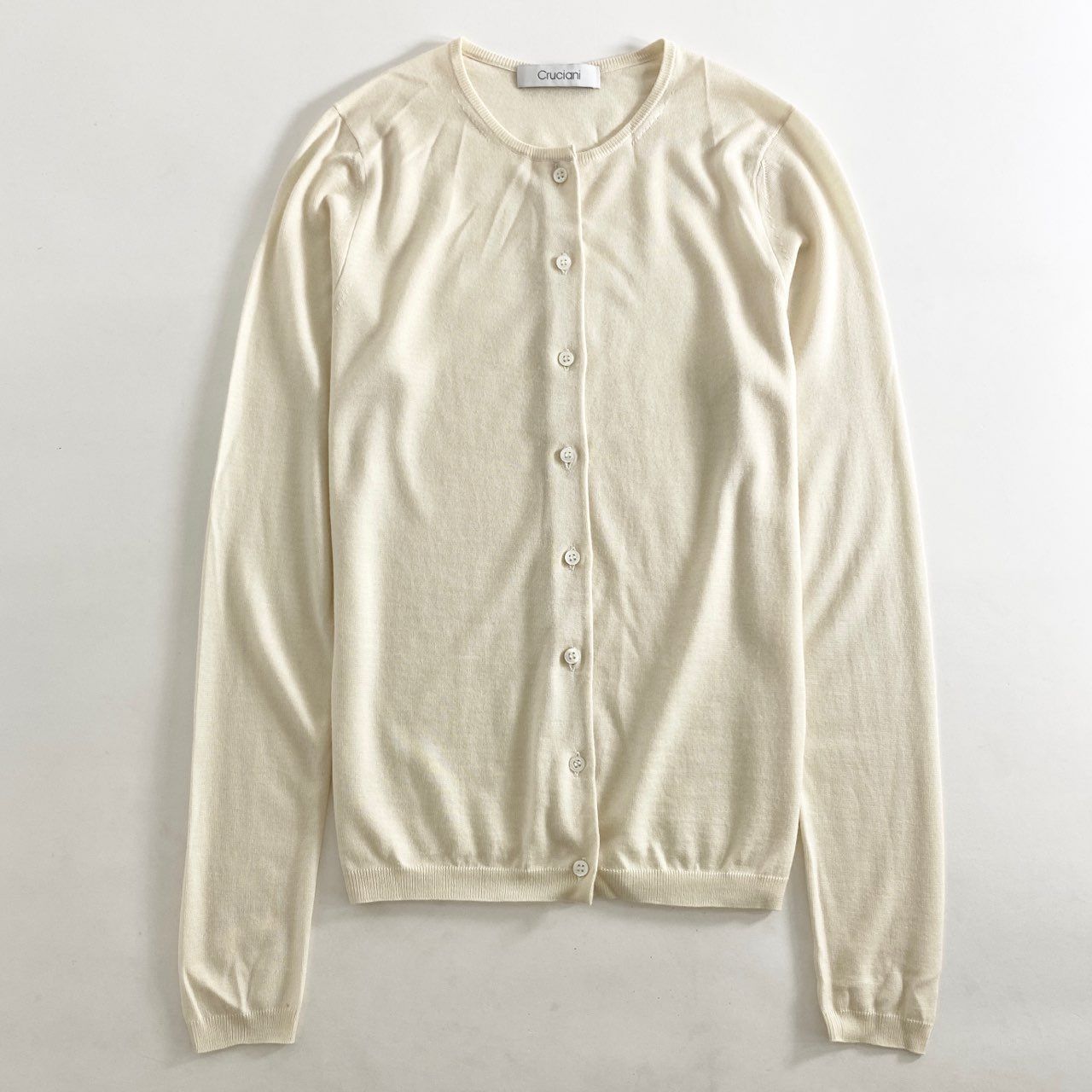 Cruciani カシミアsilkボタン付きカーディガンアンサンブル 40 【公式