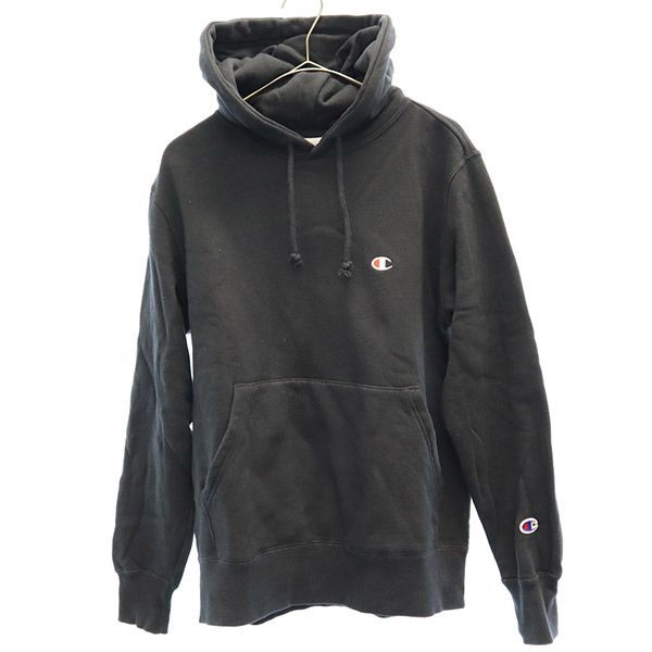 チャンピオン スウェットパーカー S ネイビー Champion プルパーカー プルオーバー 裏起毛 メンズ  【220921】 【中古】