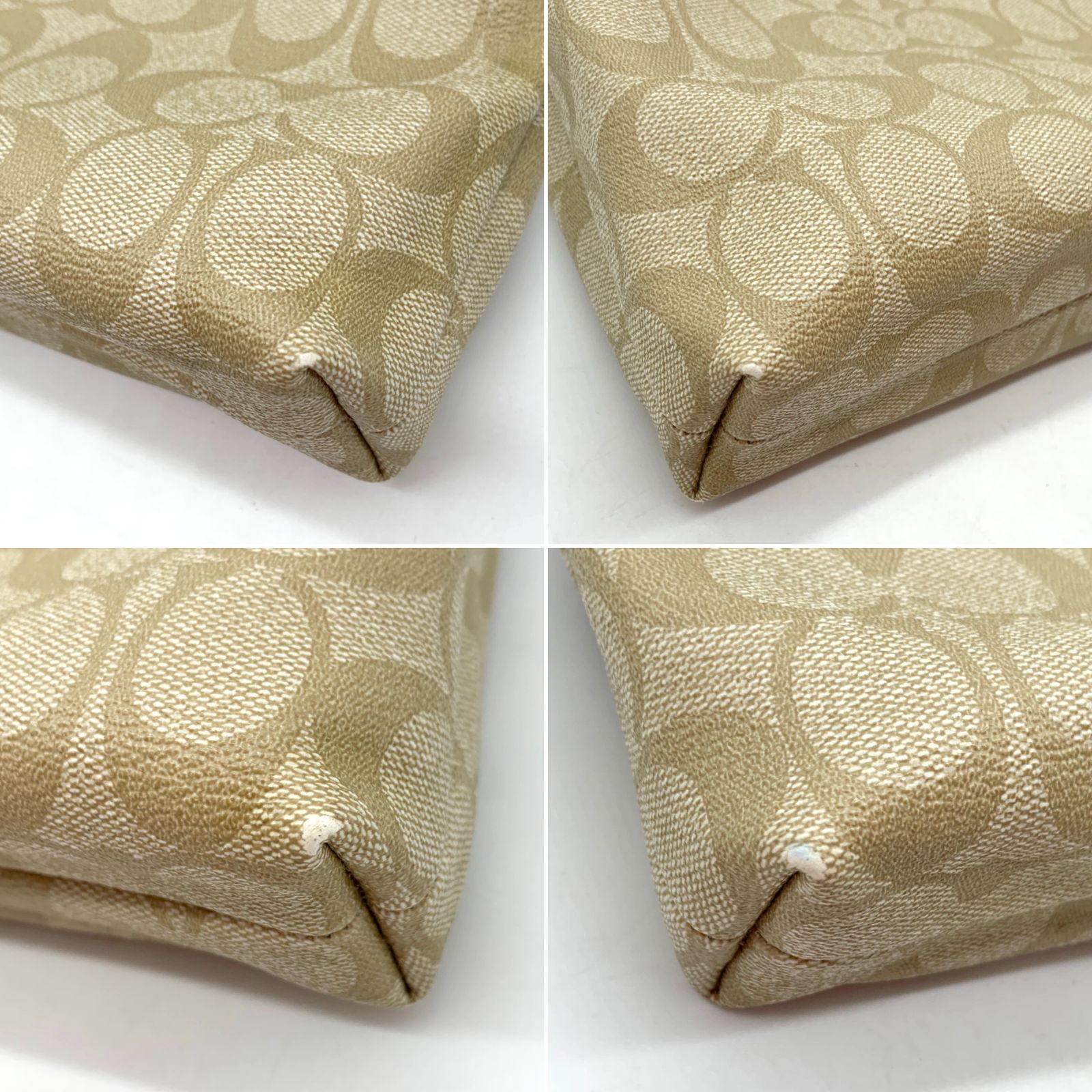 ▽COACH/コーチ ラグジュアリー シグネチャー ショルダーバッグ F34938