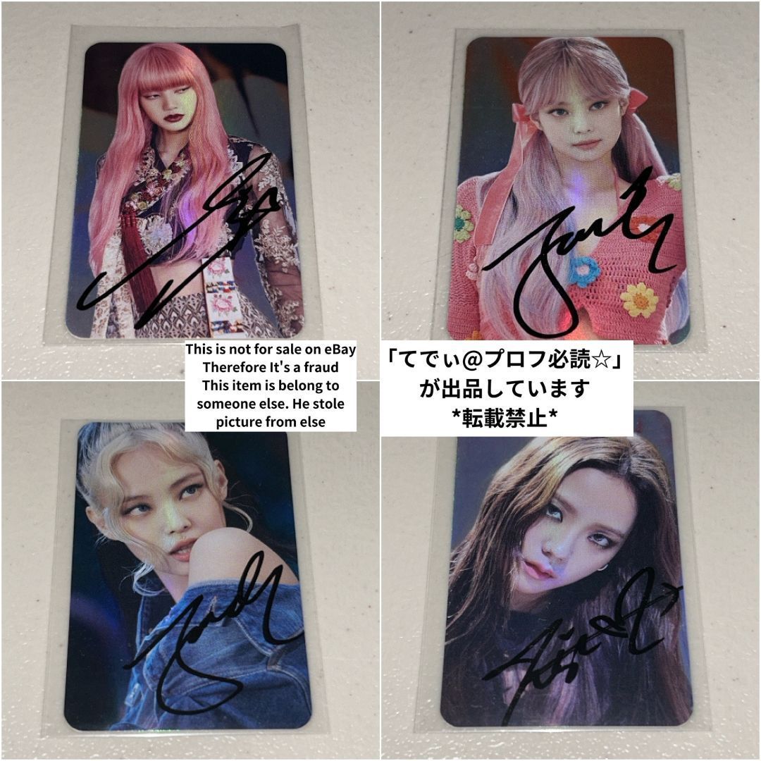 blackpink サイン　直筆　トレカ　セット BLACKPINK 直筆サイン「THESHOW」トレカ4枚セット - メルカリ