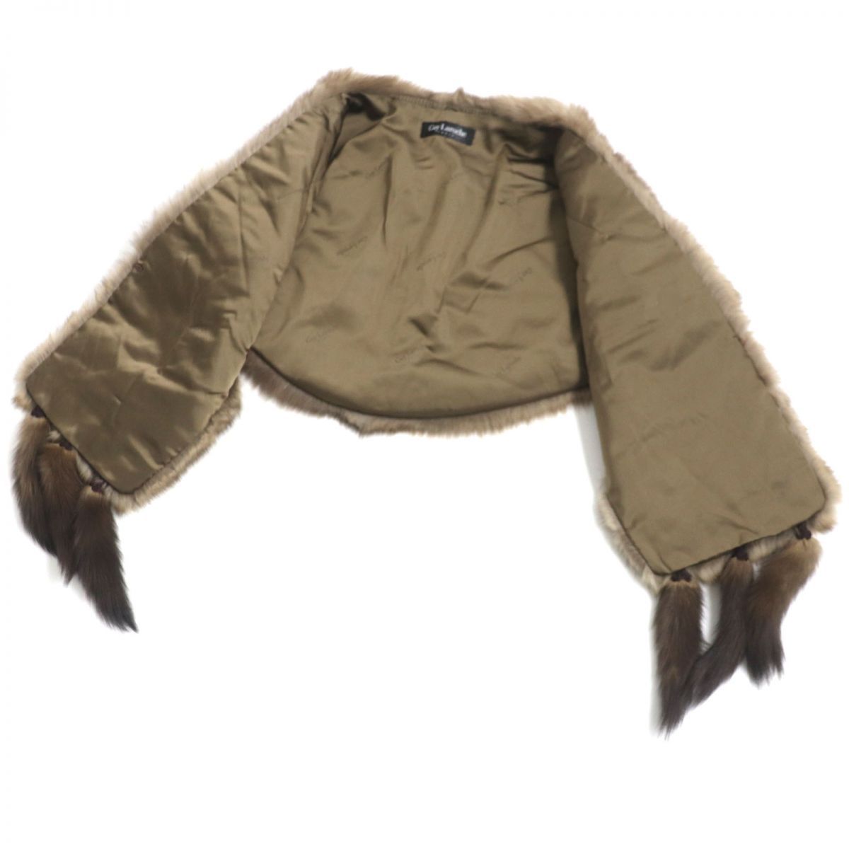 極美品▽Guy Laroche ギラロッシュ SABLE ロシアンセーブル 房