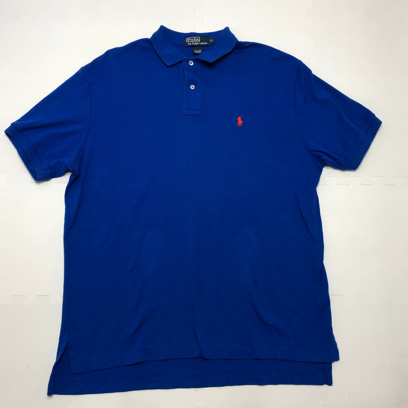 新品90s POLO Ralph Lauren 半袖ポロシャツ ブルー POLO RALPH LAUREN 90s ポロ ラルフローレン ポロシャツ 半袖