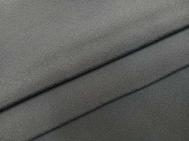 平和屋着物●上質な色無地 薄鼠色 正絹 AABC3335ph