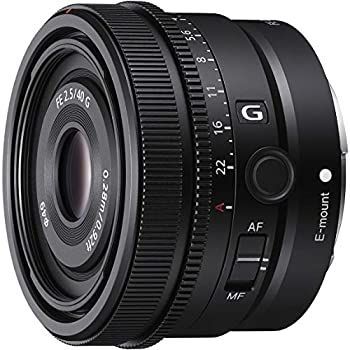 ソニー フルサイズ対応単焦点レンズ SEL40F25G FE 40mm F2.5 G