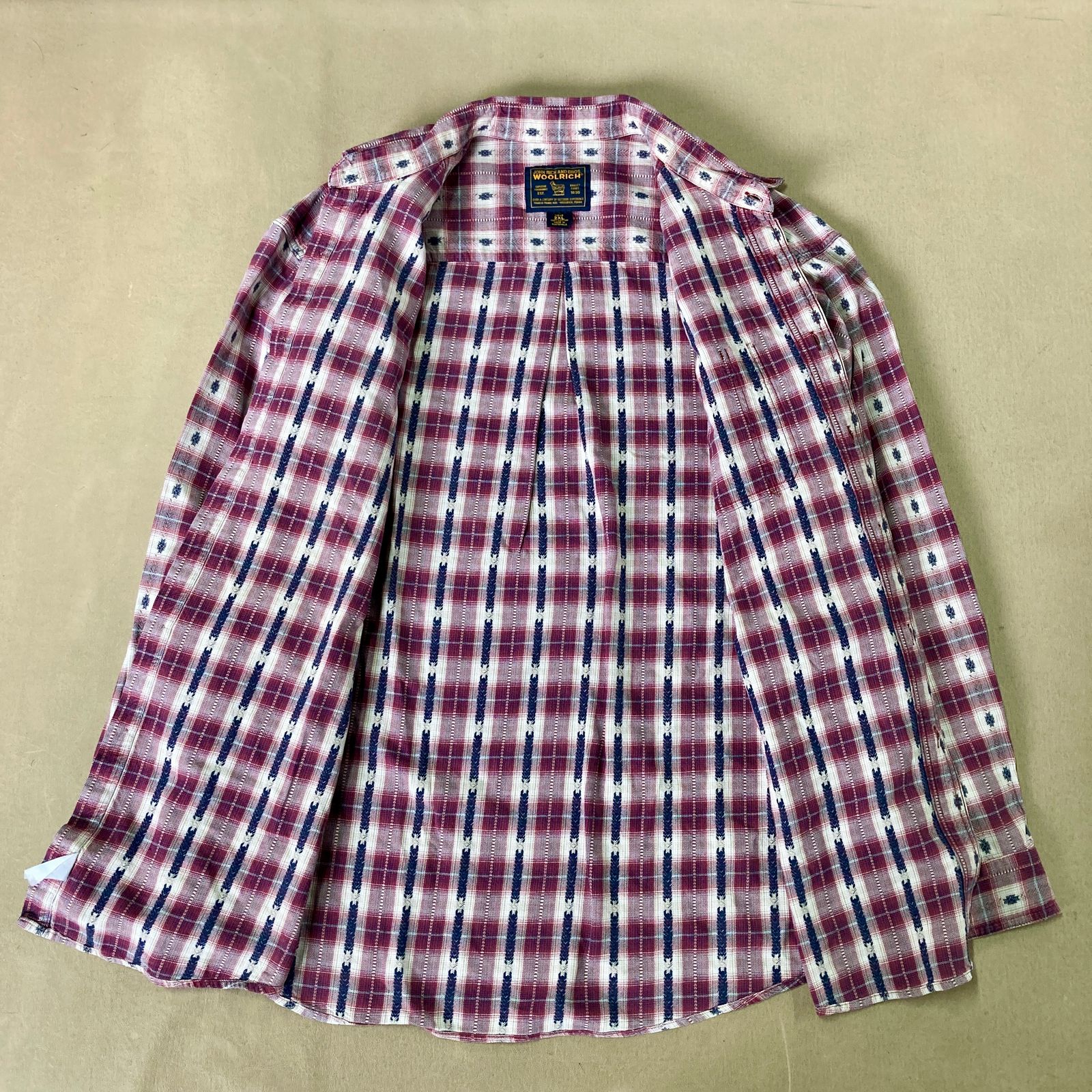 WOOLRICH ウールリッチ 長袖シャツ チェック柄 ネルシャツ