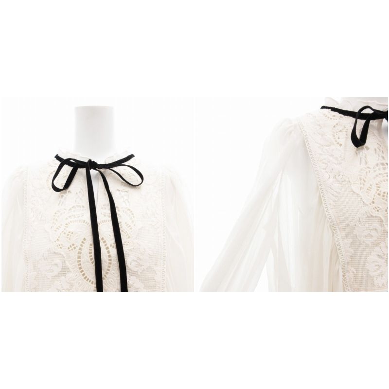 SNIDEL 楊柳シフォンブラウス MIX SNIDEL｜楊柳シフォンブラウス