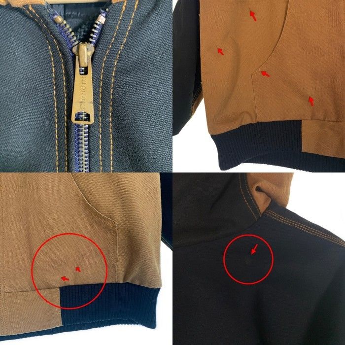 Carhartt　リメイク　ブルゾン used remake カーハート 古着リメイクジャケット CARHATT 11191