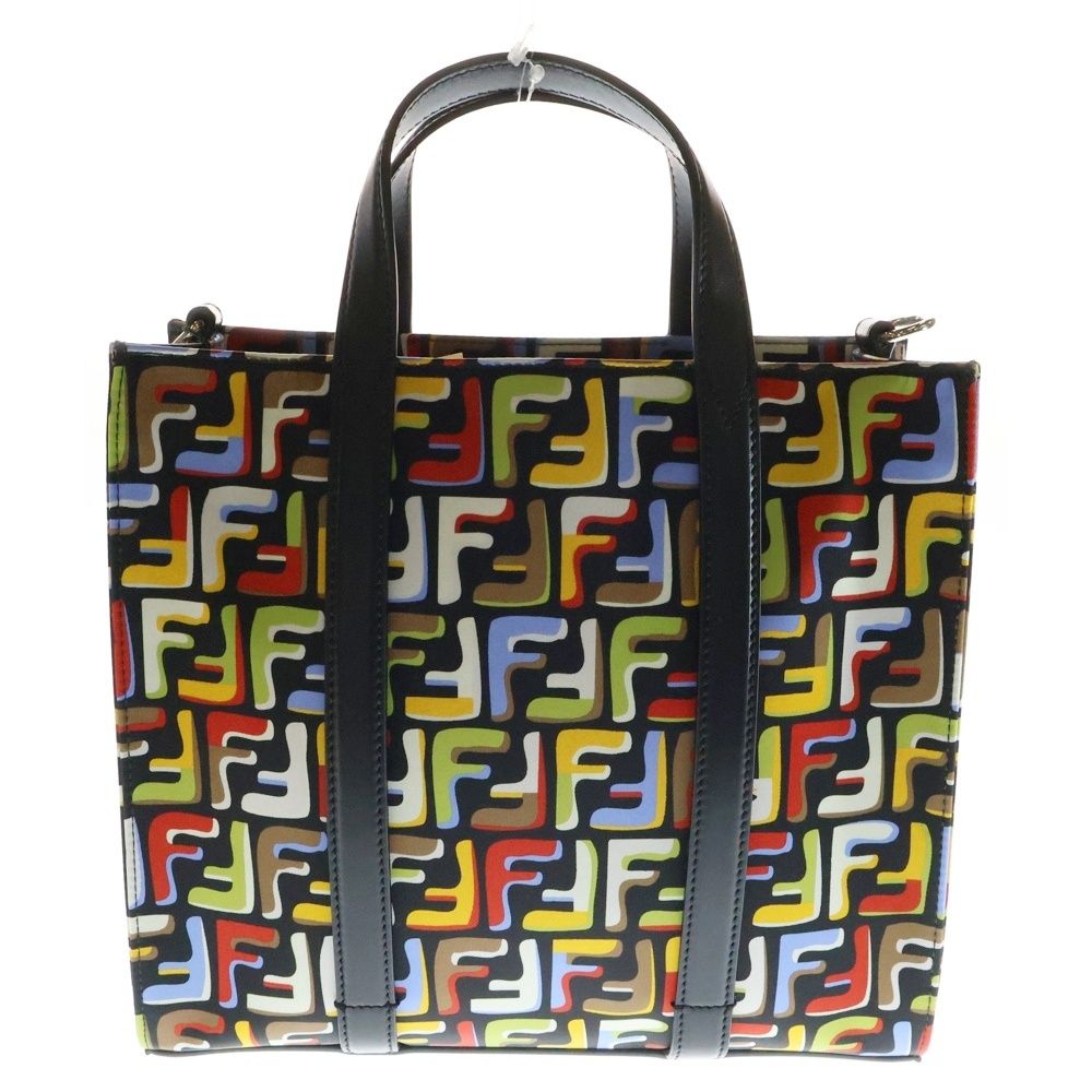 FENDI (フェンディ) 2WAY FFロゴナイロントートバッグ ショルダー