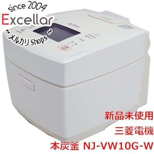 bn 14 開封のみ 三菱電機 IHジャー炊飯器 本炭釜 5.5合炊き NJ-VW10G-W 白真珠
