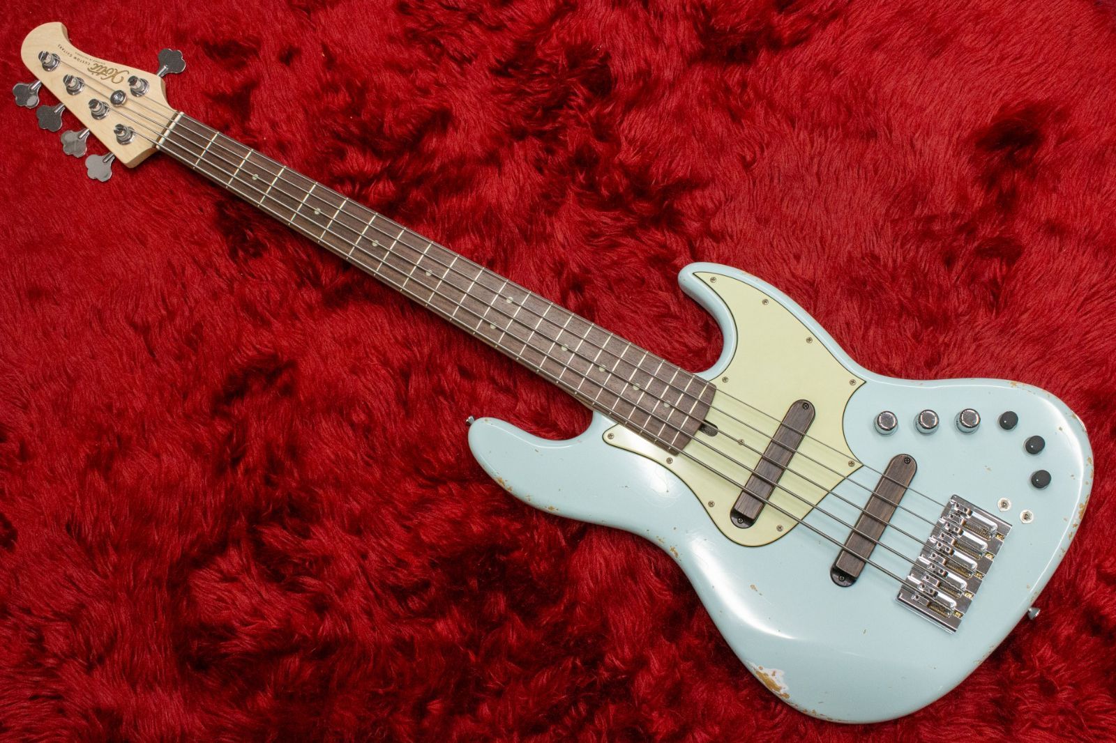 new】Xotic Bass / XJ-1T/5st Sonic Blue M-Aged/Ash/R #J-2929
