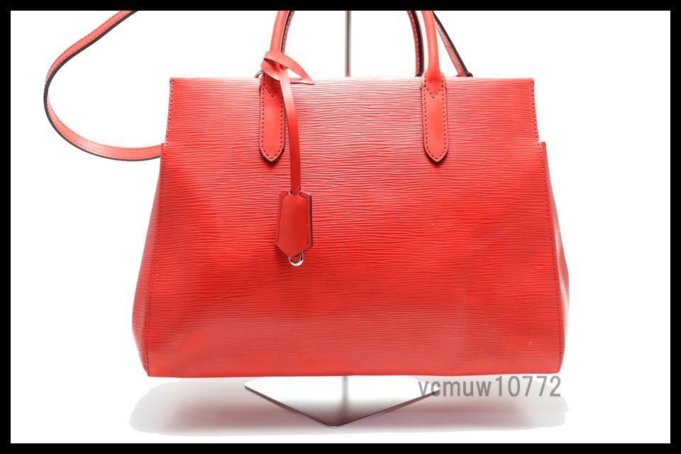 近年モデル希少美中古□LOUIS VUITTON エピ マルリーMM レザー
