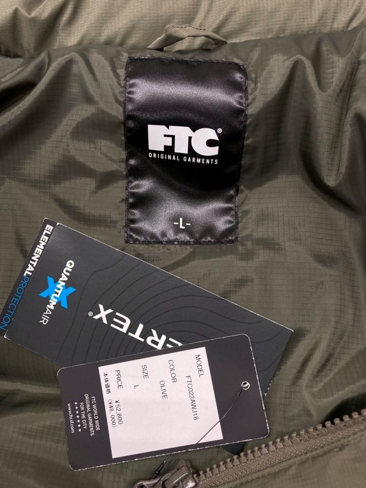 エフティーシー FTC PERTEX DOWN JACKET パーテックス ダウン