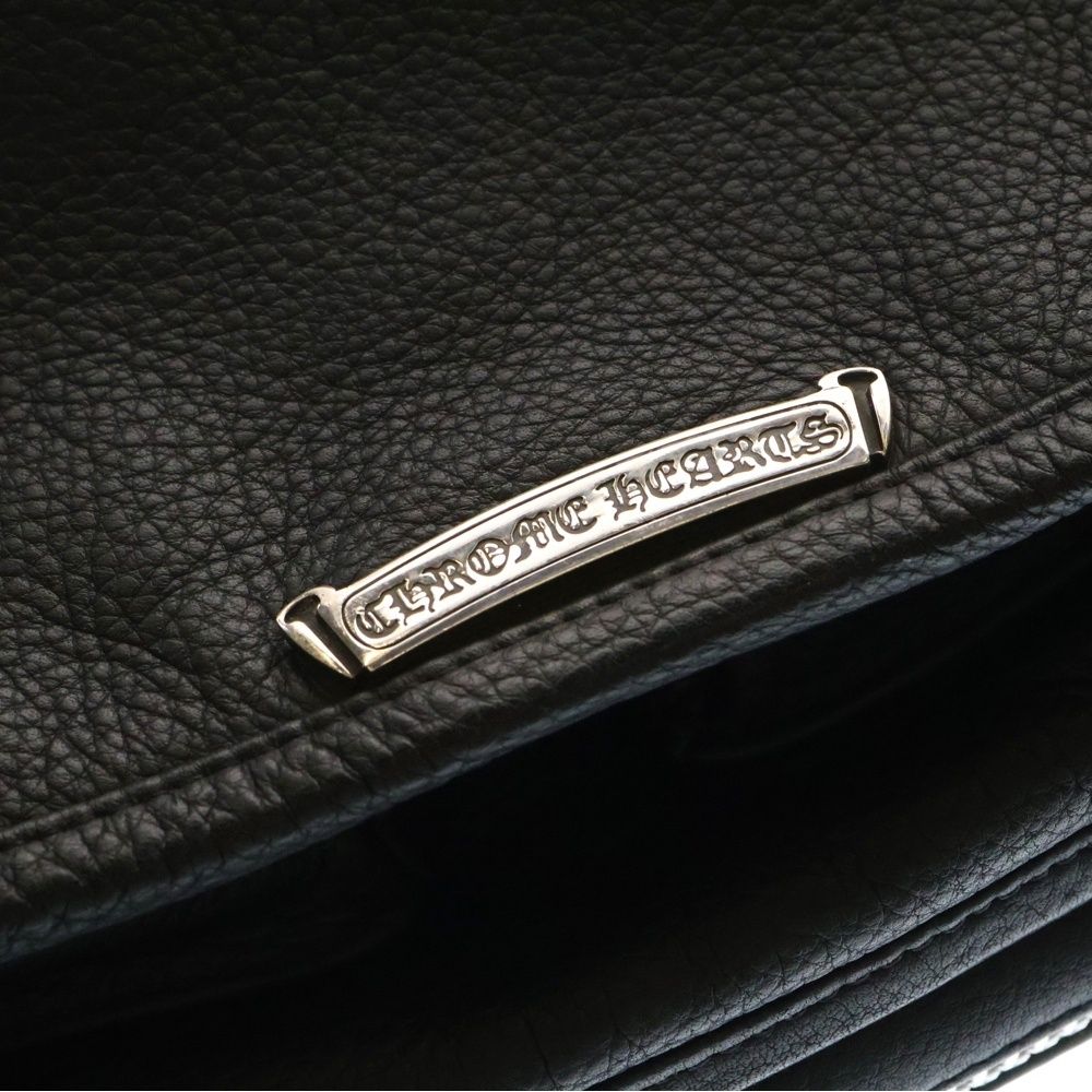 【CHROME HEARTS】ガンスリンガー レザー ショルダーバッグ Chrome Hearts - クロムハーツ SHOULDER BAG-LARGE ガン