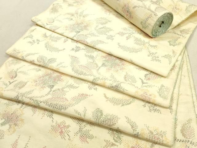 ベストストア日本一受賞店！■平和屋着物■夏物　紗紬　縮織　逸品　未使用　z2655 ベストストア日本一受賞店！□平和屋着物□極上 本塩沢 やまだ織