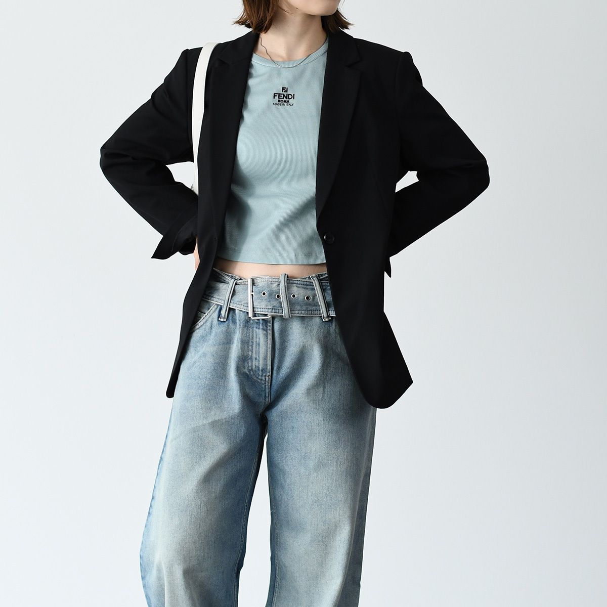 ★acne★レディースデニム Acne Studios - ルーズフィットジーンズ - 2021M - ライトブルー