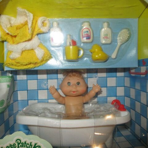 90's☆1996年☆CabbagePatchKids☆キャベツ人形☆BATHTIME PLAYSET 