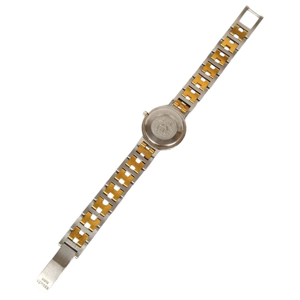 HERMES エルメス クリッパー デイト コンビ クォーツ レディース