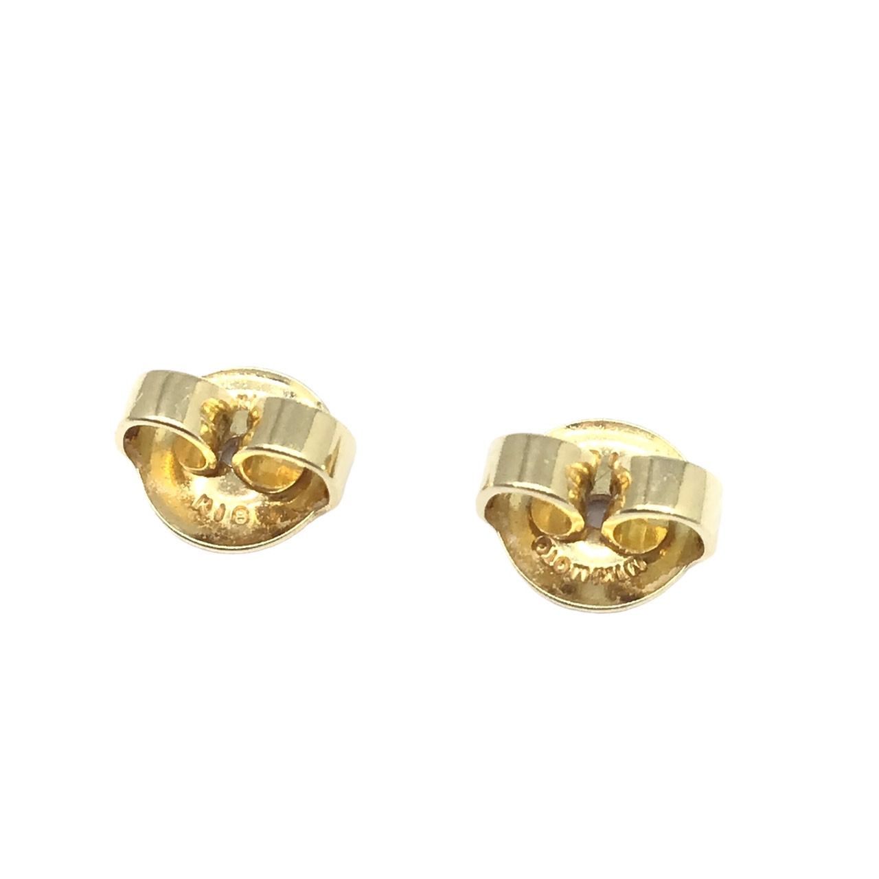 MIKIMOTO ミキモト ジュドゥリュバン ピアス K18YG アクセサリー 